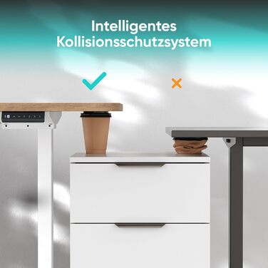 Каркас столу ONKRON з регульованою висотою та 2 двигунами, до 100 кг, стіл з електричним регулюванням висоти для сидіння та стояння з 3 налаштуваннями пам&39яті, електричні ніжки столу, біла рама столу CDF222E-W