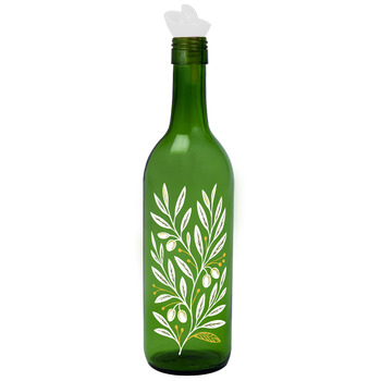 Пляшка для олії Herevin Emerald Green Olive Branch 0.75 л (151150-087) (7135950) Пляшка для олії Herevin Emerald Green Olive Branch 0.75 л (151150-087) (7135950)