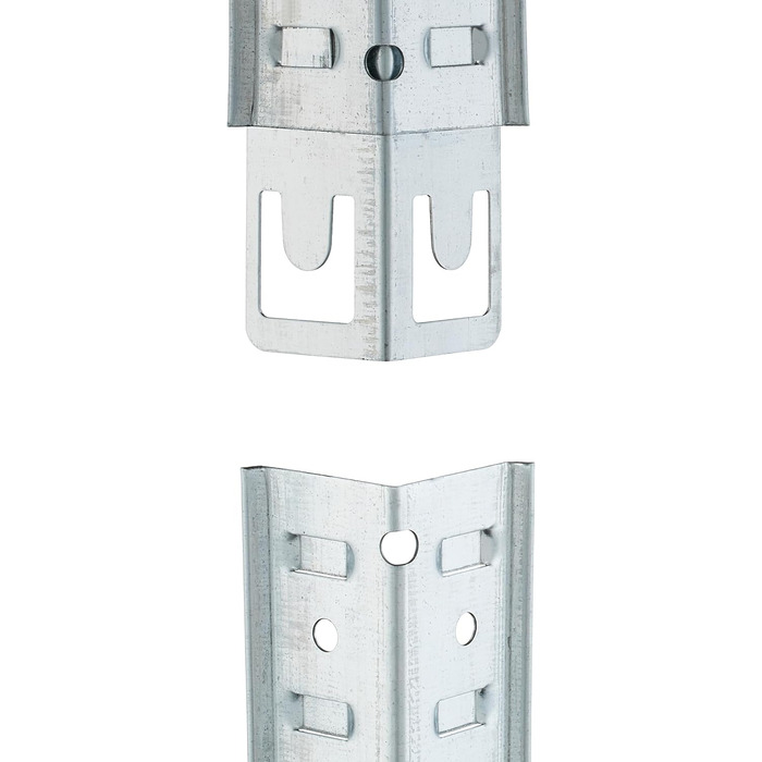 Міцний стелаж Relaxdays, ВxШxГ 138x60x40 см, 200 кг, сталь, 4 полиці, полиця для зберігання, для підвалу, гаража, підключається до мережі, сріблястий