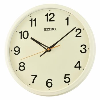 Настінний годинник Seiko, бежевий