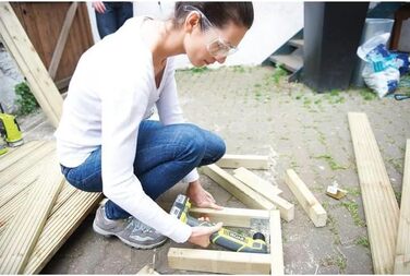 Дриль-шуруповерт прямокутний, 18 В, акумулятор, 1100 об/хв, 3/8 дюйма (тільки інструмент), 241