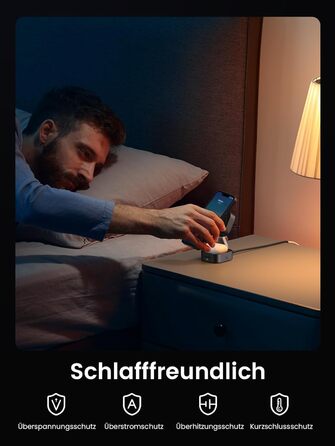 Зарядна станція UGREEN MagFlow 2 в 1 для iPhone, сумісна зі складним бездротовим зарядним пристроєм MagSafe для iPhone 16/16 Pro/1