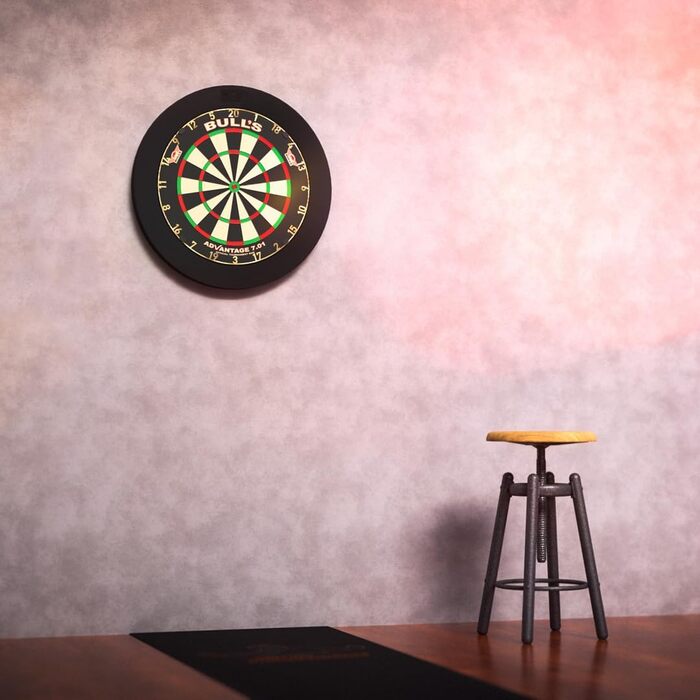 Професійна мішень для дартсу Bull&39s Advantage 701 Преміальний африканський сизаль Офіційний турнірний розмір Ультратонкий дріт для ножа Міцний та простий у складанні