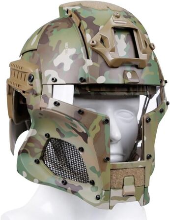 Тактичний військовий балістичний шолом бічній рейці ПНВ кожух передачі бази армійський бойовий страйкбол пейнтбол повна маска шолом CP