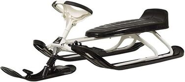Санки для дорослих Snow Racer King Size GT Steering Sledge Black/White Snow Racer King Size