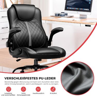 Ігрове крісло GTPLAYER з відкидними підлокітниками, крісло для відеоігор з функцією гойдання, ергономічне комп&39ютерне крісло з губкою високої щільності та регулюванням висоти (сіре)