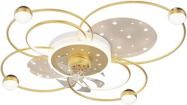 Стельовий світлодіодний світильник PAZWAHF 73W, стельовий вентилятор зі світлодіодним освітленням, регульованою швидкістю вітру, з