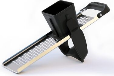 Слайсер Rhrspatz з нержавіючої сталі Spaetzle з функцією перемішування, дуже великий контейнер для тіста, готуйте шпецле в 4 рази