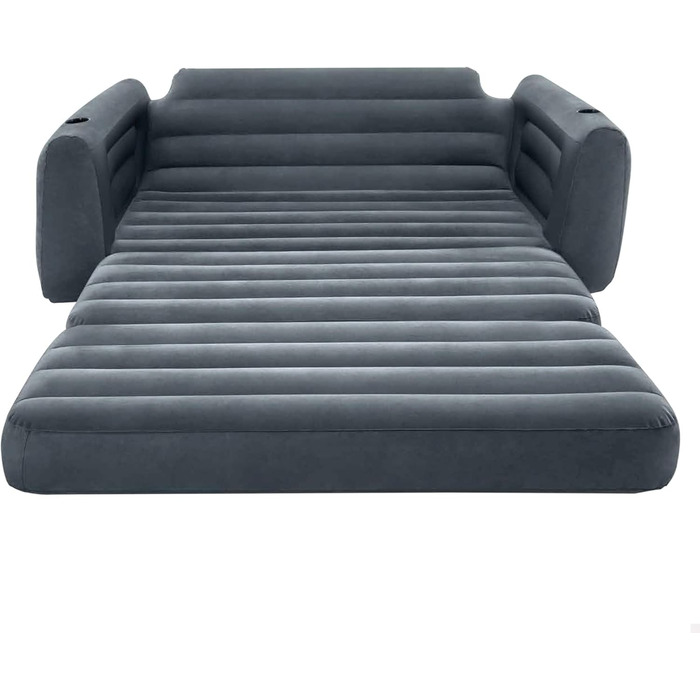 Надувний диван-ліжко Intex для 2 осіб, макс. 200 кг (127x2366 см) Надувний диван з тримачем для напоїв (66552NP) Односпальний
