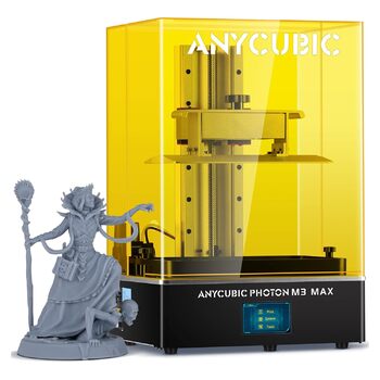 Принтер ANYCUBIC Photon M3 Max, полімерний 3D-принтер із 13,6-дюймовим монохромним екраном 7K і автоматичним наповненням Anycubic,