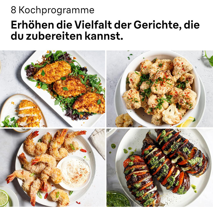 Аерофритюрниця Braun MultiFry 5 для здорового приготування страв, 8 програм, чаша 6 л без PFAS, 80-200 C, 1700 Вт, матово-чорна (HF 5034I BK)