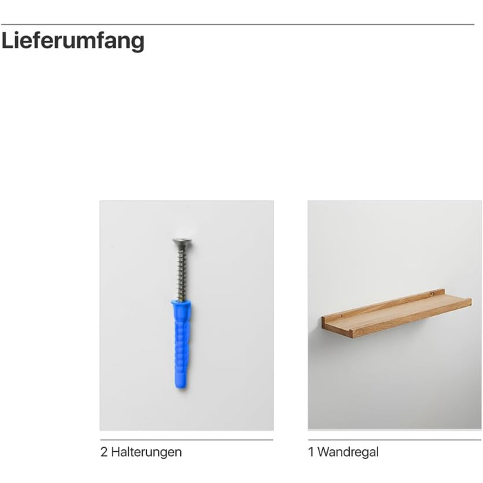 Дерев&39яна полиця для картин, настінна полиця, плаваюча полиця з дуба, полиця для коридору, дерев&39яний декор, настінна полиця, масив дерева (світлий дуб, ширина 80 см / глибина 15 см) Ширина 80 см / глибина 15 см світлий дуб