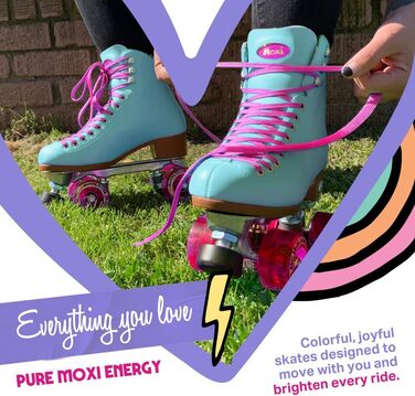 Роликові ковзани Moxi - Beach Bunny - Модні жіночі роликові ковзани Персикова ковдра Розмір 2