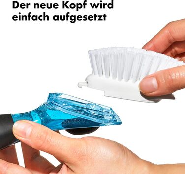 Наповнювач для дискової щітки OXO Good Grips з дозатором мила для посуду Заправка для щітки для дозатора мила