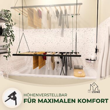 Для одягу кінь стельова компактна, висувна, стійка, 115x60см стельова сушарка для одягу, складна стельова сушарка, висока сушарка