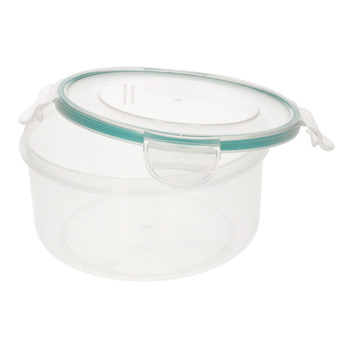 Ланчбокс 2,3 л круглий контейнер для їжі з пластику