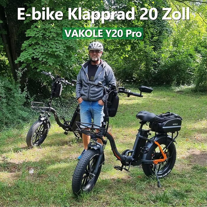 Складаний електричний велосипед Y20 Pro E-Bike з акумулятором 48 В 30 Аг, запас ходу до 120 км, 7-швидкісний чоловічий фетбайк для гірського велосипеда, пляжу та снігу