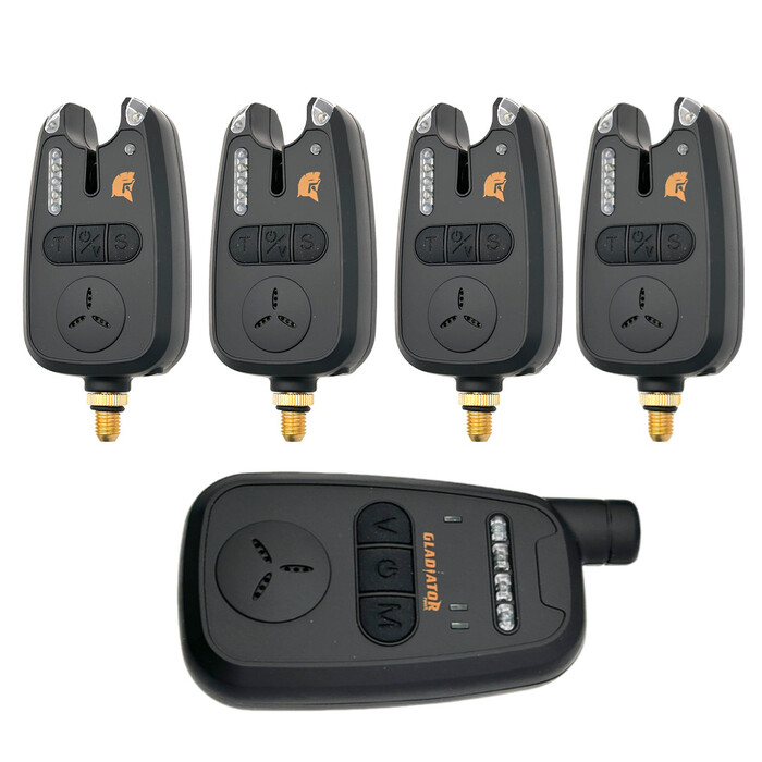 Набір сигналізаторів GLADIATOR RF298 4+1 Black з пейджером