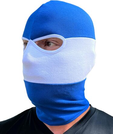 Балаклава PGWEAR у синьо-білу смужку Маска-балаклава-шапка Ультрас Хулігани