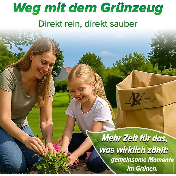 Пакети для органічних відходів 80 л - 120 л 25 шт. Пакети для органічних відходів Паперові пакети для органічних відходів, без личинок Паперові пакети для садових відходів