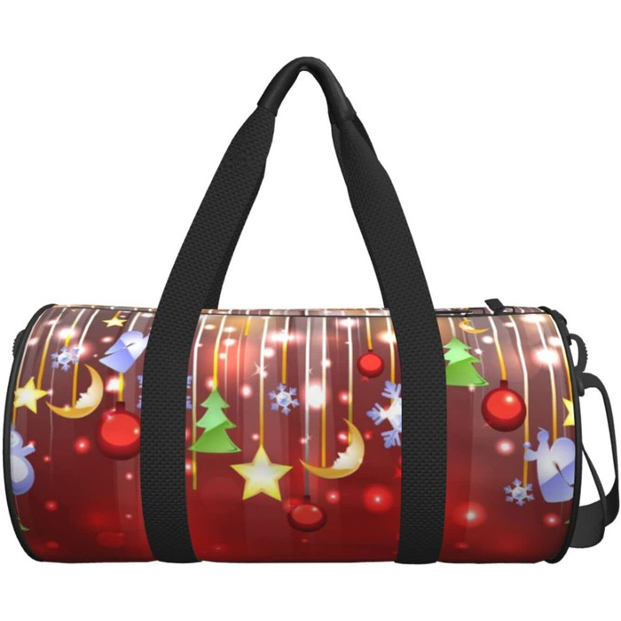 Велика дорожня сумка з написом З Різдвом, спортивна сумка для чоловіків та жінок, сумка для подорожей, спортивна сумка