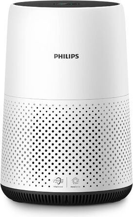 Очищувач повітря Philips Series 800 - видаляє пилок, пил, віруси та алергени* в приміщеннях площею до 49 м, 3 налаштування швидкості, режим сну, змінний фільтр FY0900 (AC0820/10)