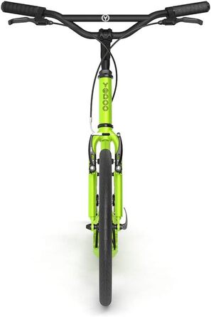 Самокат Yedoo Dragstr - до 150 кг, самокат з пневматичними шинами 20/20 - самокат для дорослих з алюмінієвого сплаву з регульовани