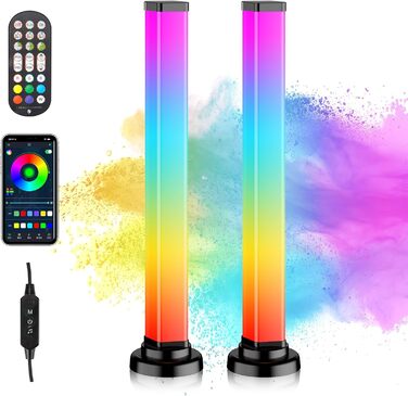 Розумна RGB-панель YAMYONE 360, світлодіодні ігрові ліхтарі Rhombus 33 см з кольором 16 Mil. Колір, синхронізація з музичним підсвічуванням телевізора, навколишнє освітлення пульта дистанційного керування, внутрішнє оформлення для фестивалю вечірок 33 см 