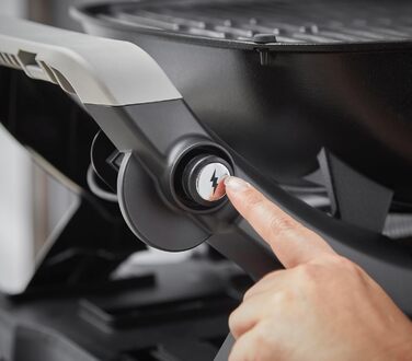 Газовий гриль Weber Q 1200N із бічними столиками