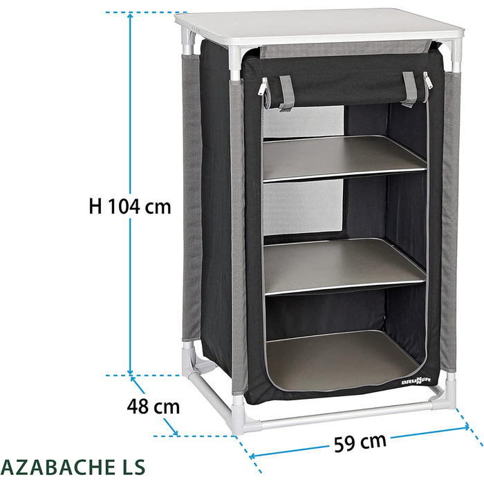 BRUNNER Campingschrank Azabache LS, BRUNNER Campingschrank Azabache LS