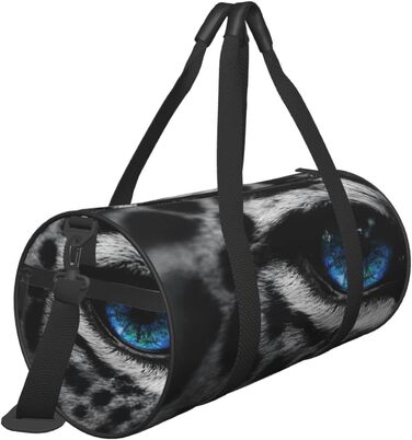 Дорожня сумка Синьоокий сніговий барс, спортивна сумка з парусини