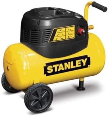 Компресор STANLEY D 200/10/24, макс. 10 бар, бак 24 л, 1,5 к.с., 180 л/хв