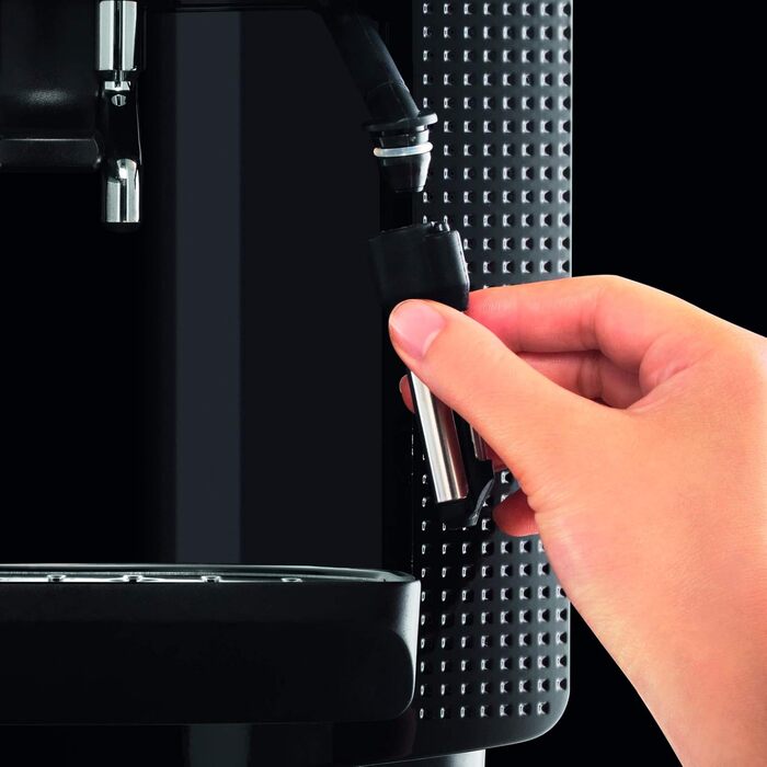 Кавоварка для еспресо Krups Roma EA81M8 1.7 л, 3 налаштування температури, 3 мелені текстури, чорна автоматична очистка