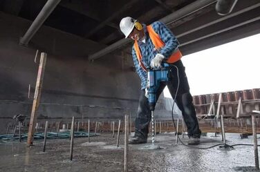 Перфоратор Bosch Professional GBH 8-45 DV (потужність 1500 Вт, діаметр свердління в бетоні перфораторами 12-45 мм, макс. енергія у