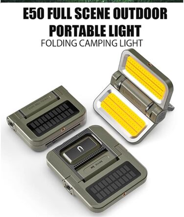 Аварійний водонепроникний ліхтар для кемпінгу з підсвічуванням, світлодіодний портативний ліхтар для намету, газону, 5000 мАг