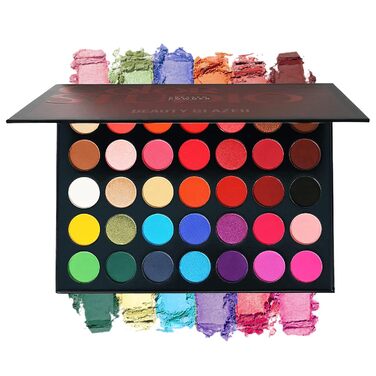 Палітра тіней Beauty Glazed (35 відтінків)