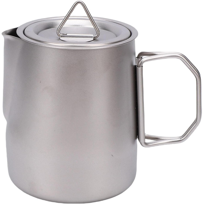 Сервіз для чаю Sorandy з нержавіючої сталі, чайник з нержавіючої сталі 304, портативний сервіз з сумкою для транспортування, ідеальний для кемпінгу, походів та подорожей з рюкзаком