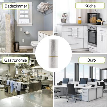 Рулонів у картонній коробці, кожен містить 50 мішків для сміття (2000 штук), 20 літрів, надзвичайно міцні та стабільні, 450x540 мм, товщина 8 мкм, прозорі, 50 шт. (упаковка по 40 шт. ), 40