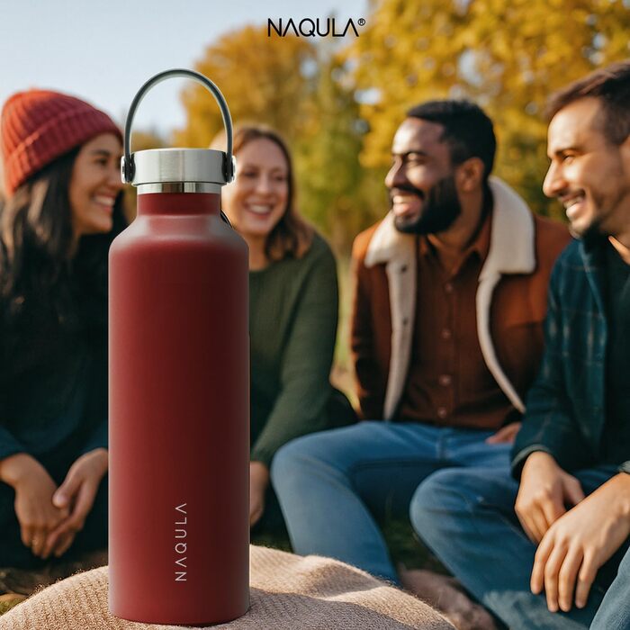 Термос об&39ємом 750 мл з ручкою для перенесення та знімним заварювачем для чаю або фруктів. Герметична пляшка з нержавіючої сталі, підходить для газованих напоїв, ізольована пляшка для гарячих та холодних напоїв. (Сірий) Сірий 750 мл