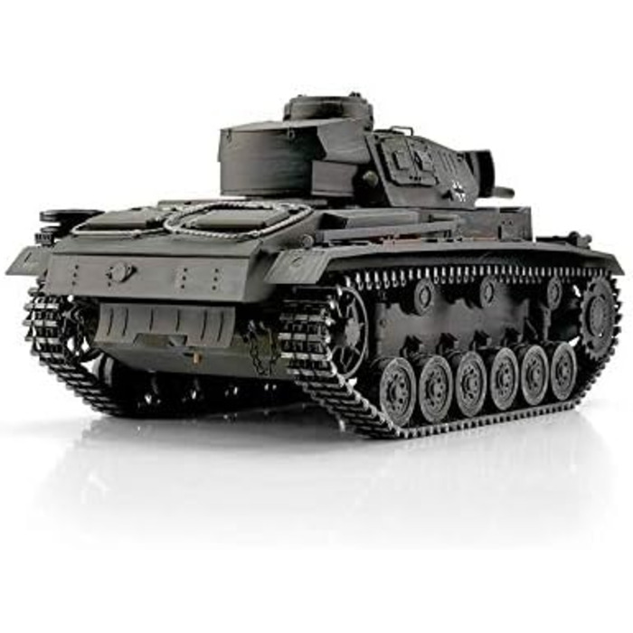 Радіокерований танк Panzer PzKpfw III Ausf. L Металева Pro версія BB, 1/16