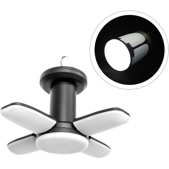 Сонячний кемпінговий світильник Luxshiny, світлодіодний світильник для намету з ABS-пластику з гачком, багатофункціональний зовнішній світильник для кемпінгу, саду та надзвичайних ситуацій