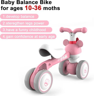 Дитячий велосипед з балансом від 1 року дитячий велосипед з балансом для 10-36 місяців, протестований TV Перший розсувний велосипе