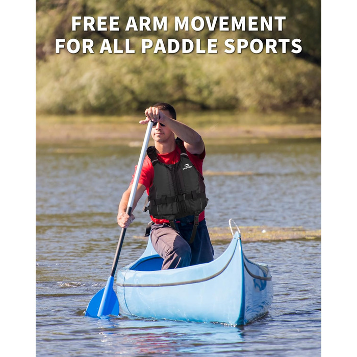 Плавучий жилет для дорослих Owntop, пінопластовий плавальний жилет з ремінцем у промежині та внутрішньою кишенею, унісекс, плавучий жилет для SUP, каякінгу, риболовлі, вітрильного спорту, каное, XS-S, чорний