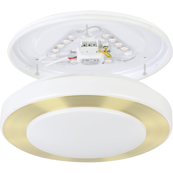 Стельовий LED-світильник EGLO Capri, сталь, білий та золотий