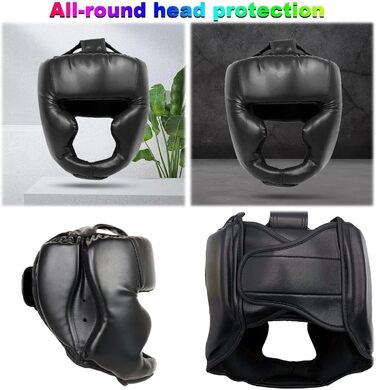 Захист голови з найкращими тренувальними головними уборами для карате, головними уборами для боксу, кікбоксингу, тхеквондо, тренувальними головними уборами для карате, боксерськими головними уборами для дорослих, головними уборами для спарингу та муай-тай