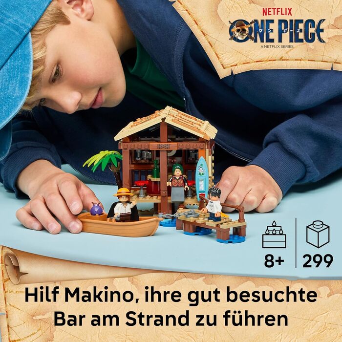 Конструктор LEGO ONE Piece Windmühlendorf-Hütte 75636, 299 деталей, аніме-тематика