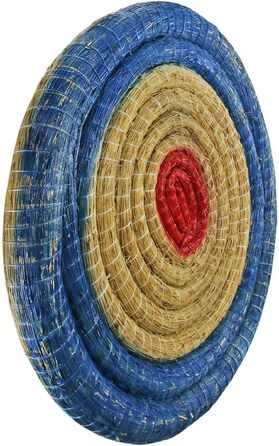 Набір мішеней Stronghold 65 см з підставкою – солом'яна мішень для стрільби з лука, арбалета та метання ножів