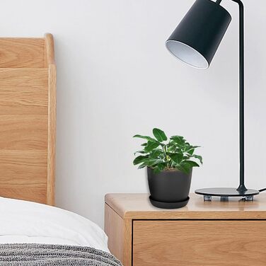 Квіткові горщики пластикові маленькі, товщина квіткового горщика, пластикові горщики для рослин круглі з блюдцем для сукулентів ма