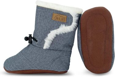 Перші туфлі для ходьби для немовлят та хлопчиків ясельного віку, зимові чоботи на підкладці 12-18 місяців, сірі