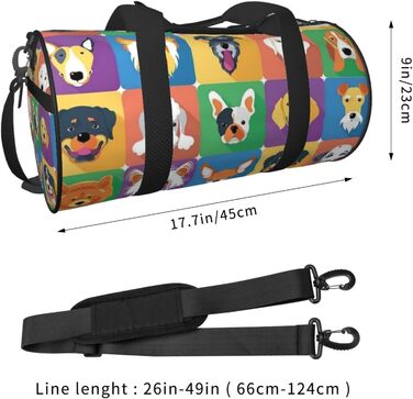 Дорожня сумка Милий песик, спортивна сумка для чоловіків та жінок, сумка-мішок для пляжу та спорту